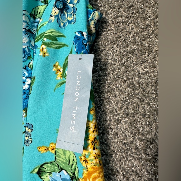 NWT London Times Perfect Versatile Scuba Crepe Fit & Flare Dress Size 12 - Picture 6 of 6